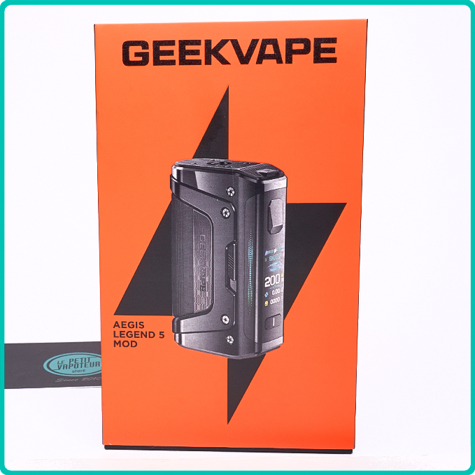 Packaging de la Box Aegis Legend 5 Geekvape